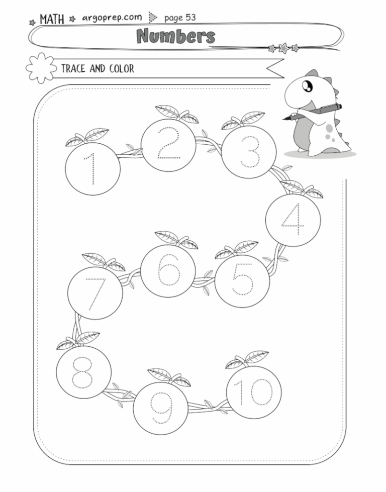 Preschool Math Workbook For Toddlers Ages 2 4 Numbers Counting Addition And Subtraction Measurement ArgoPrep