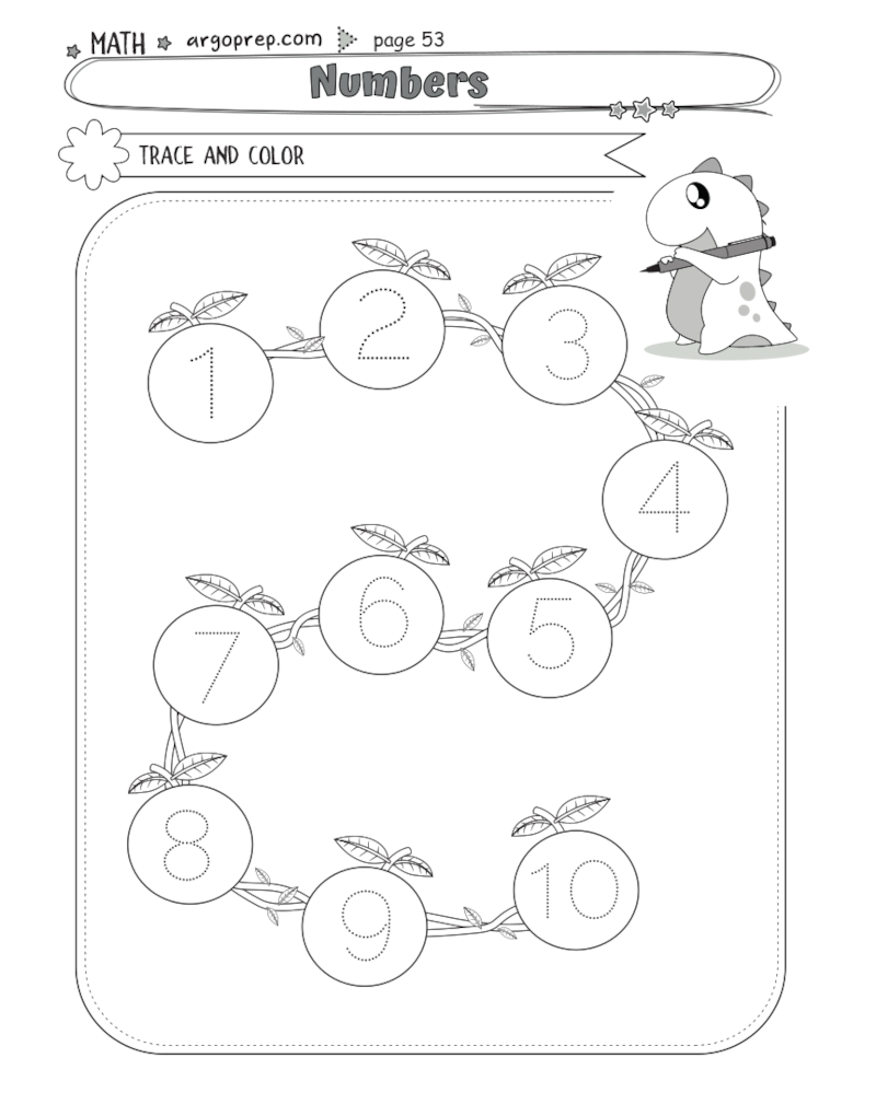 Preschool Math Workbook For Toddlers Ages 2 4 Numbers Counting Addition And Subtraction Measurement ArgoPrep