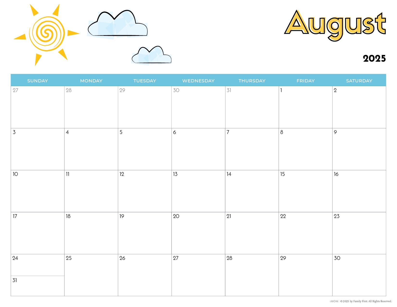 Printable Calendars For Kids2025 2026 Printable Calendars For Kids IMOM