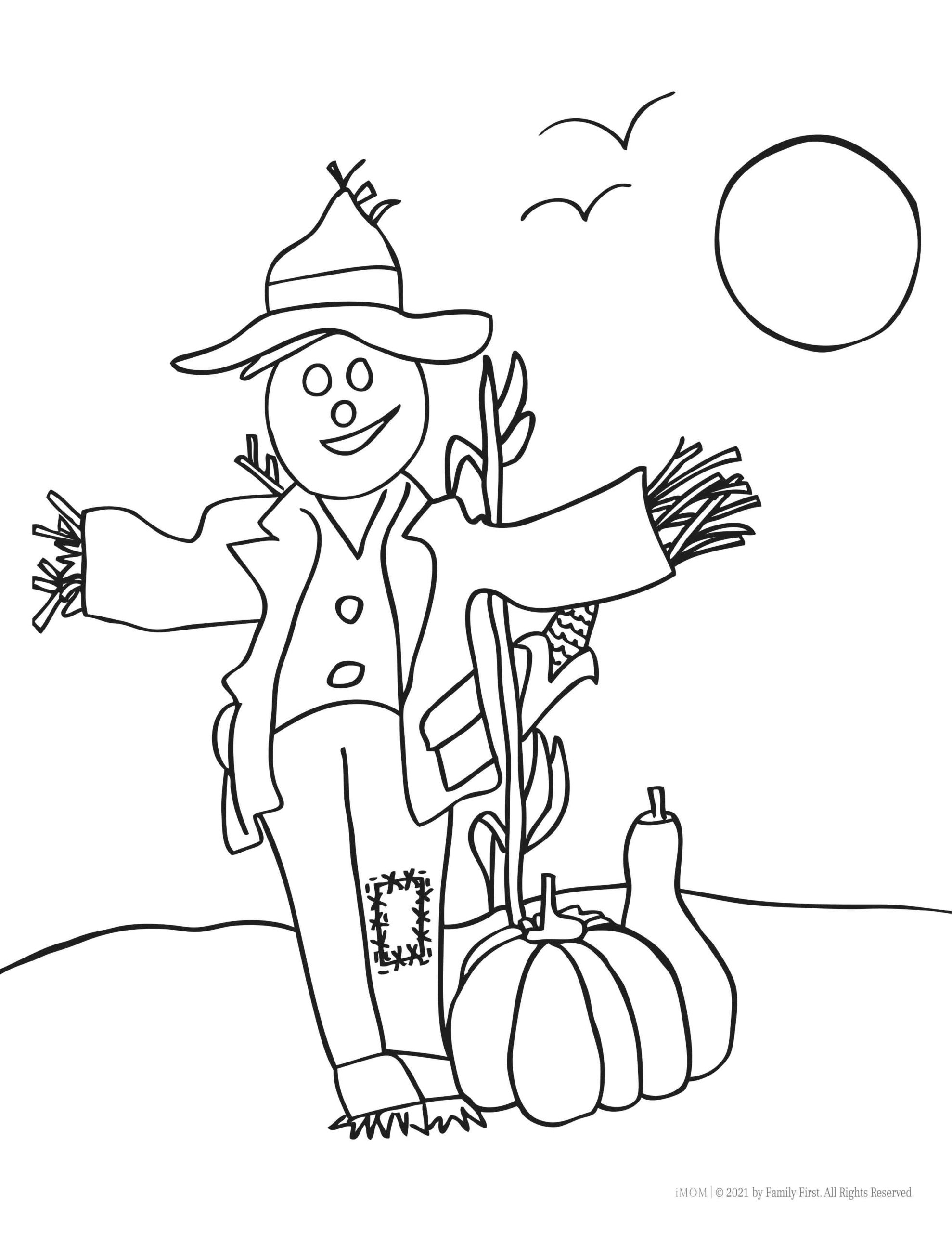 Printable Fall Coloring Pages IMOM