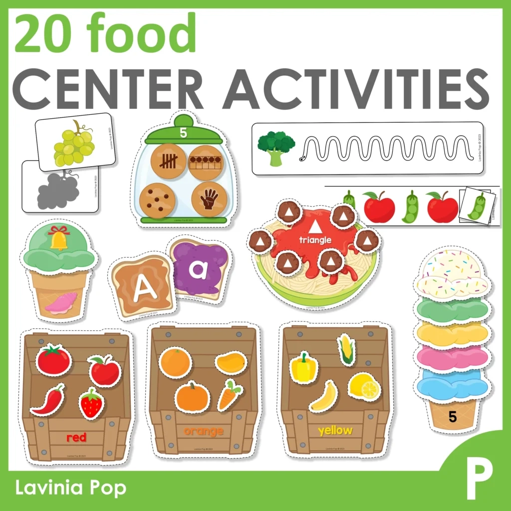 Printable Food Activities For Preschool Printable Food Activities For Preschool