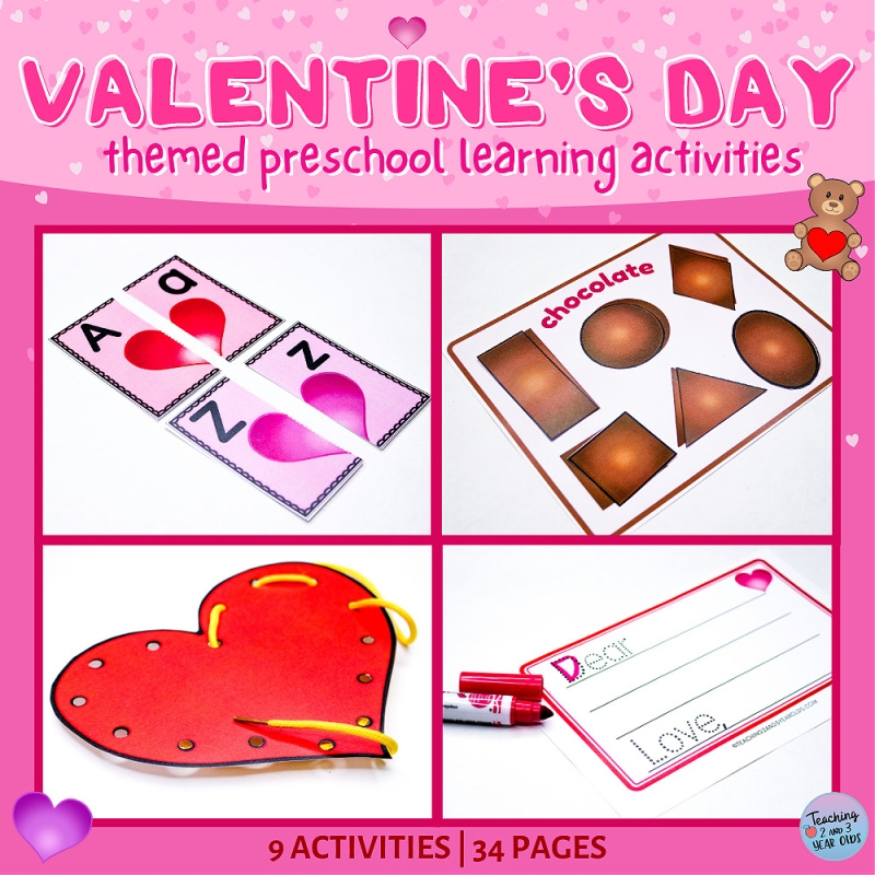 Printable Valentine s Day Learning Activities For Toddlers And Preschoolers
