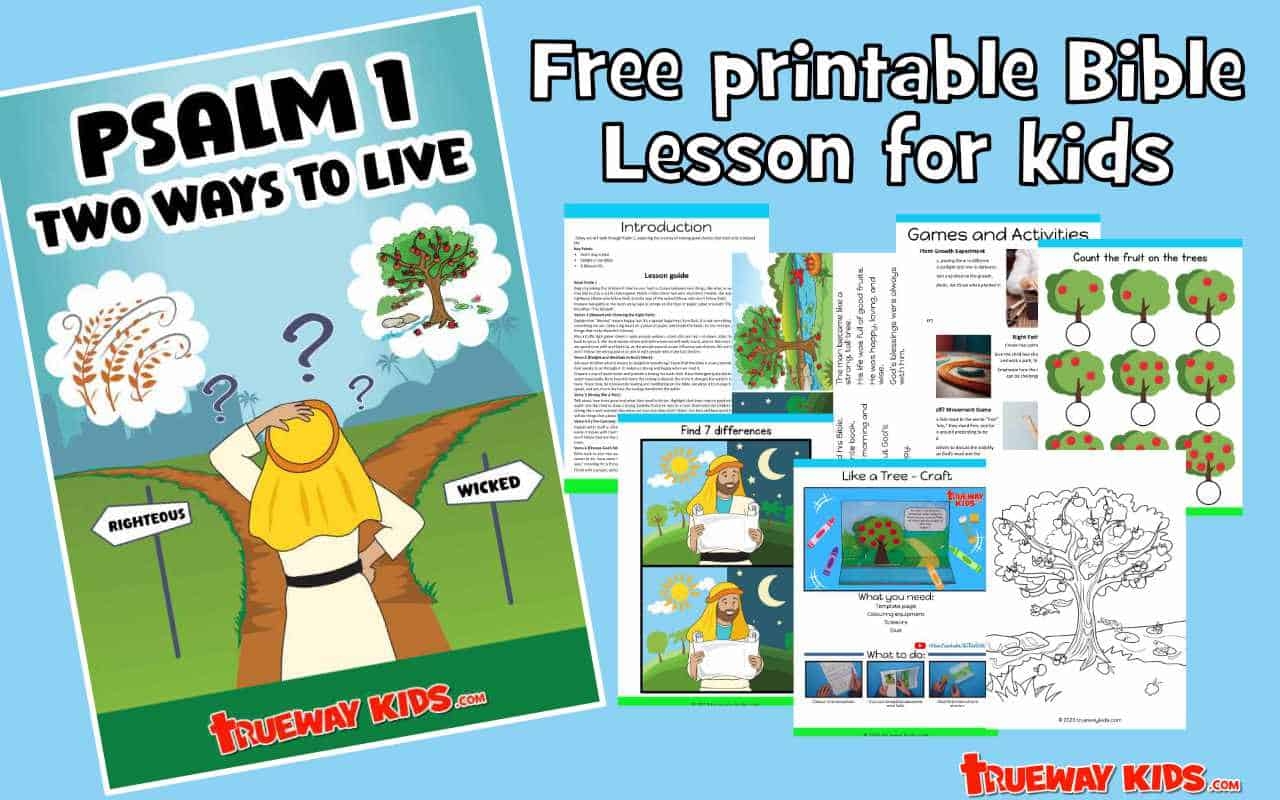 Psalm 1 Two Ways To Live Bible Lesson For Kids Trueway Kids Psalm 1 Two Ways To Live Bible Lesson For Kids Trueway Kids