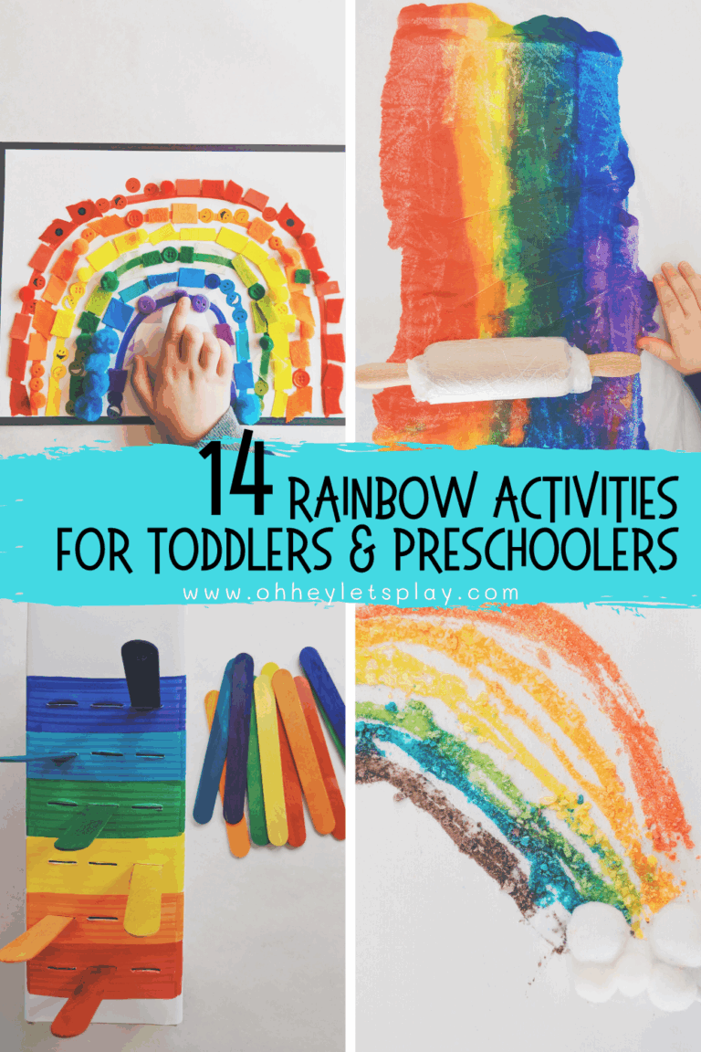 Rainbow Activities For Toddlers U0026 Preschoolers Oh Hey Let s Play