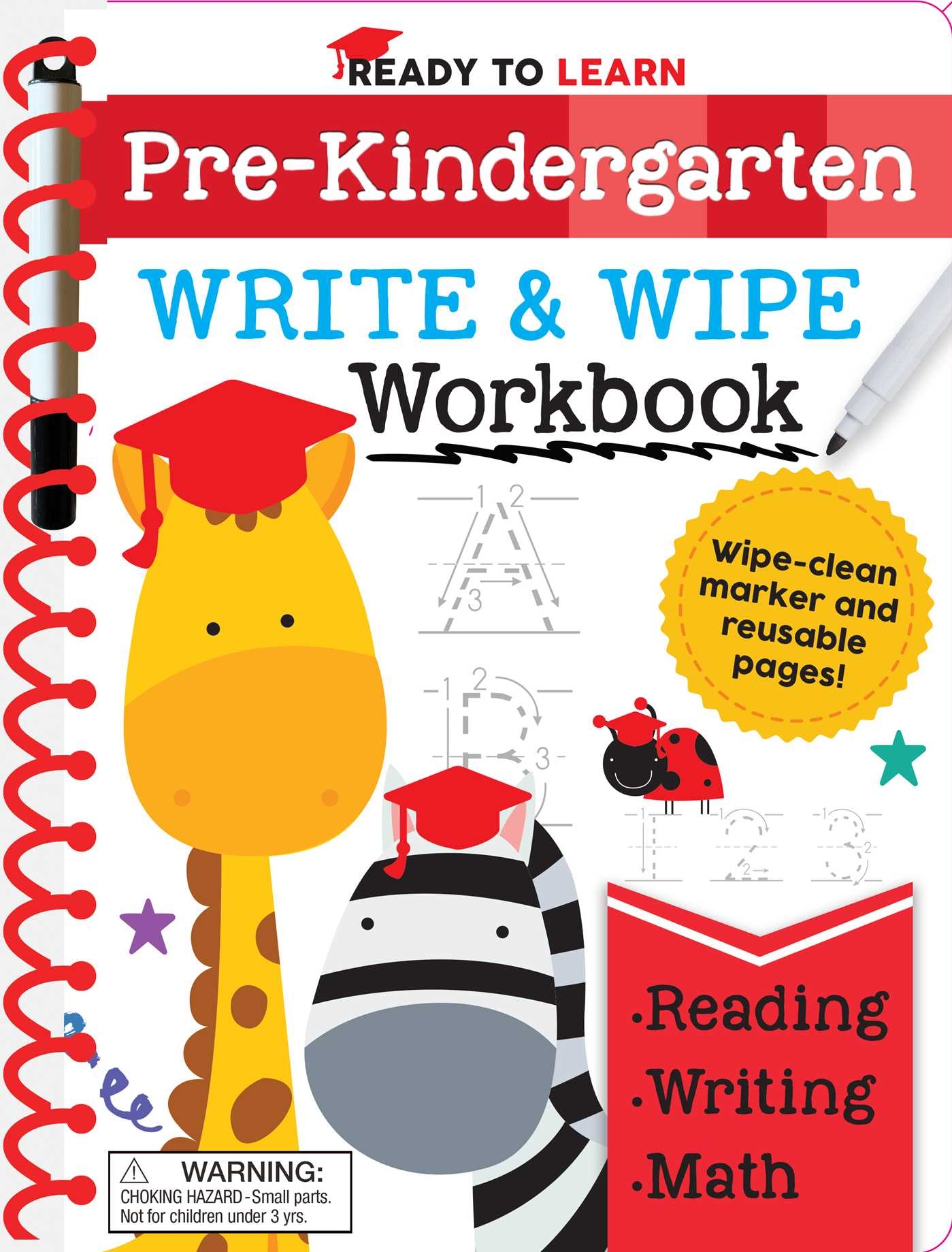 Ready To Learn Pre Kindergarten Write And Wipe Workbook Book By Editors Of Silver Dolphin Books Official Publisher Page Simon U0026 Schuster