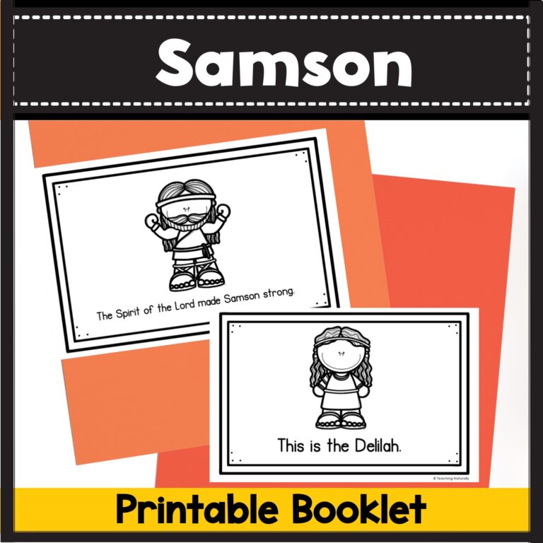 Samson Bible Lesson With Visuals And Activities For Preschool U0026 Kindergarten Made By Teachers