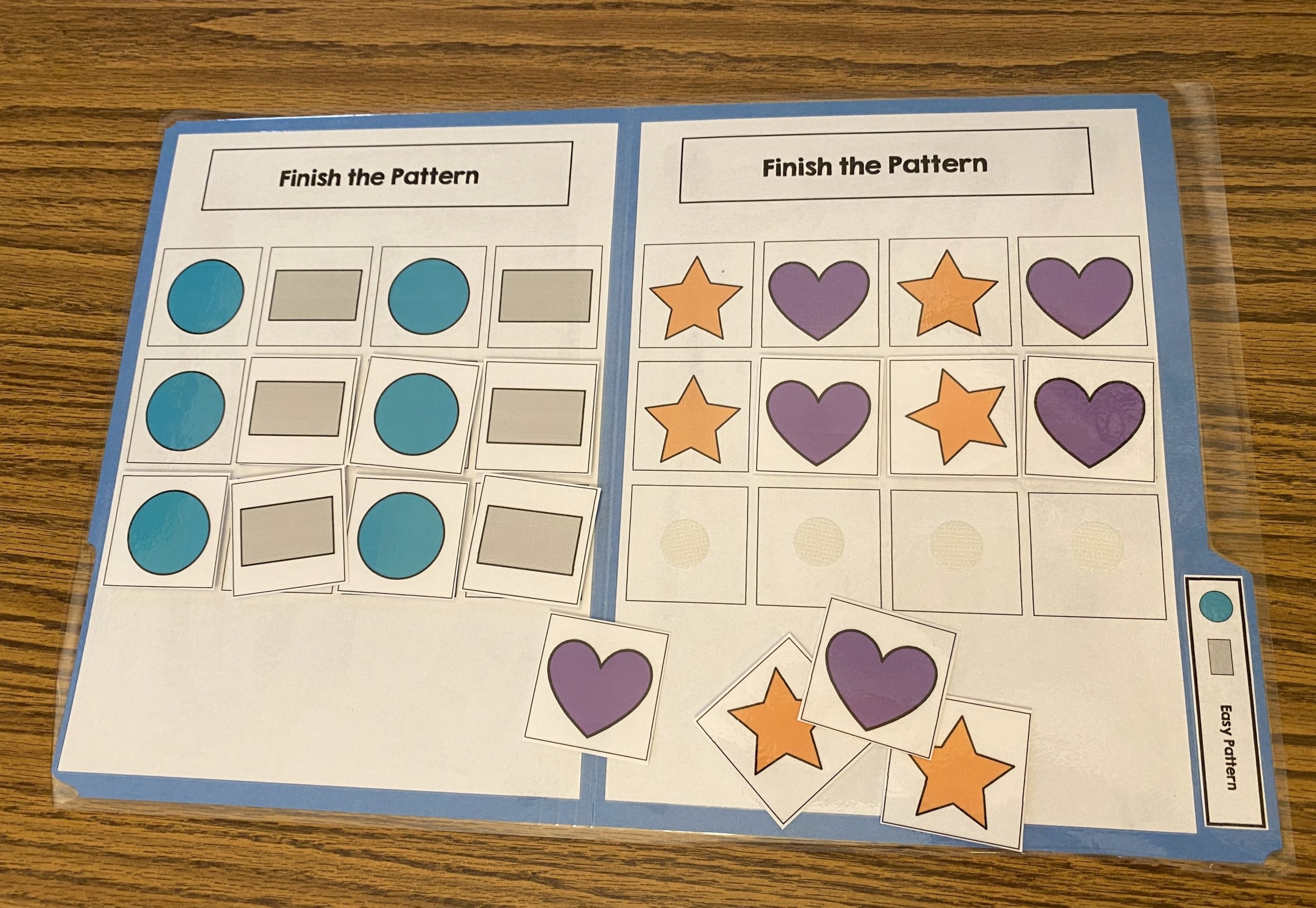 Shape Themed File Folder Activities The Autism Helper