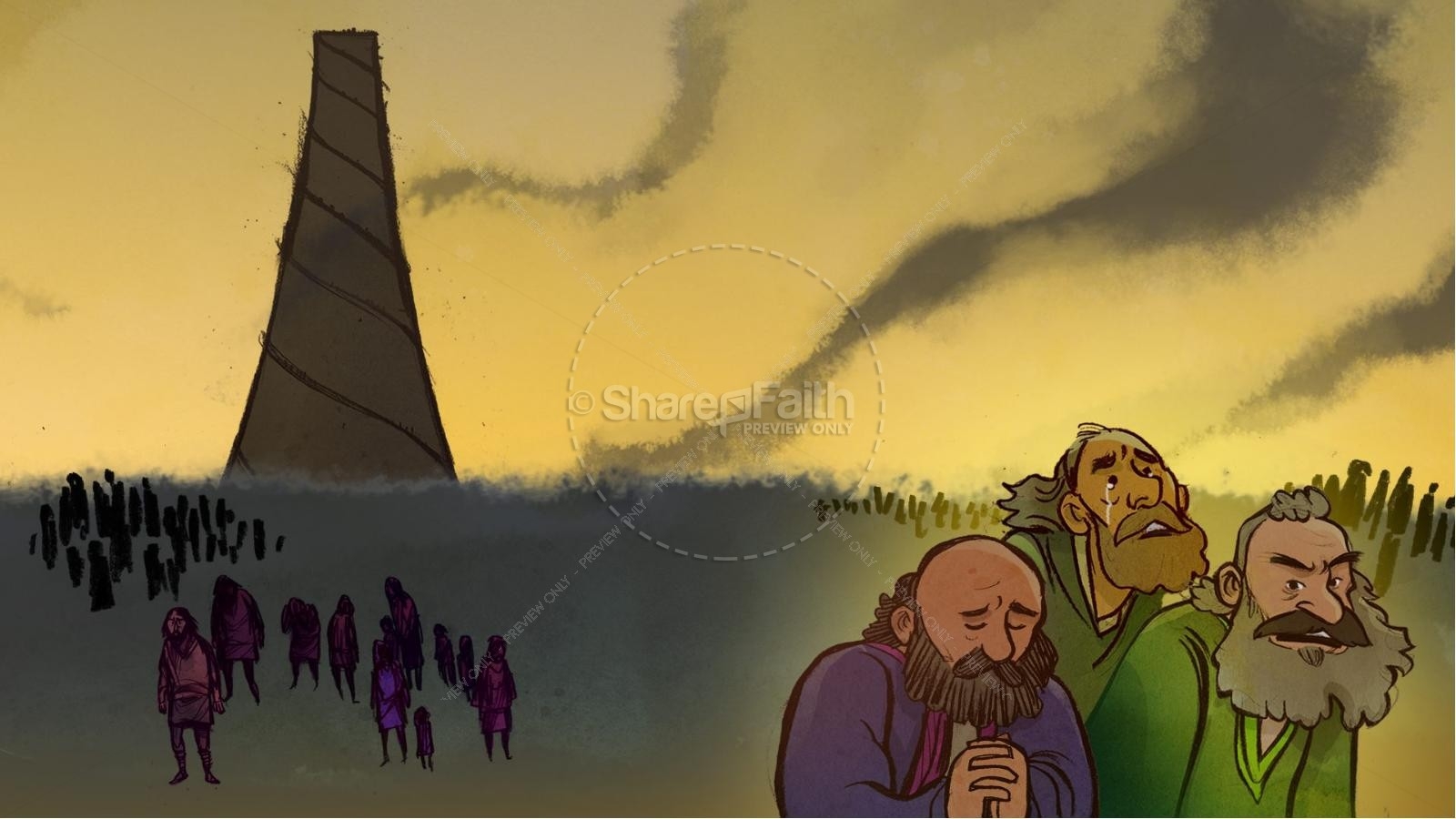 ShareFaith Media Tower Of Babel Bible Story For Kids ShareFaith Media ShareFaith Media Tower Of Babel Bible Story For Kids ShareFaith Media