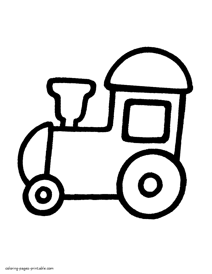 Simple Coloring Pages Of Transportation COLORING PAGES PRINTABLE COM