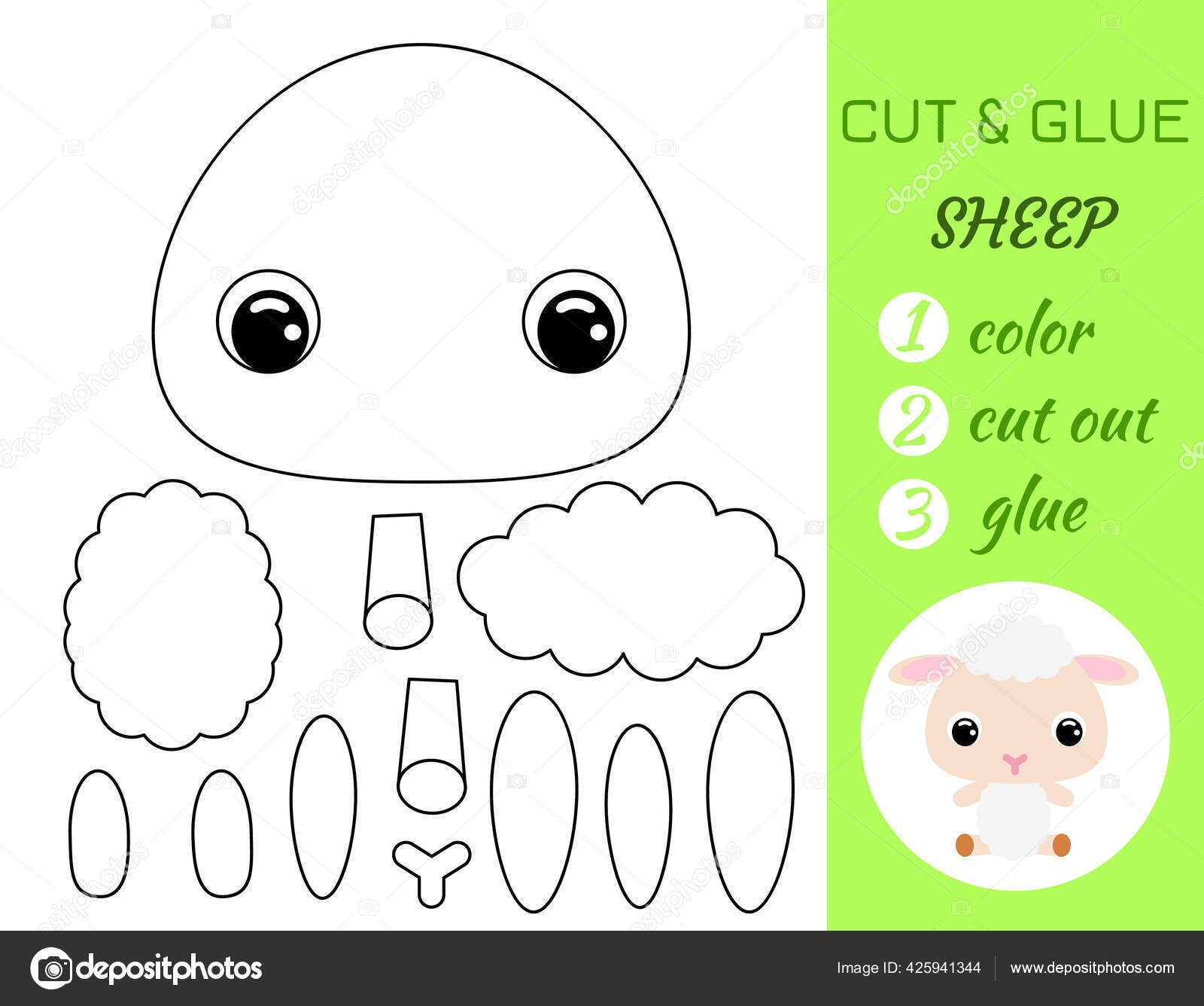 Simple Preschool Coloring Pages