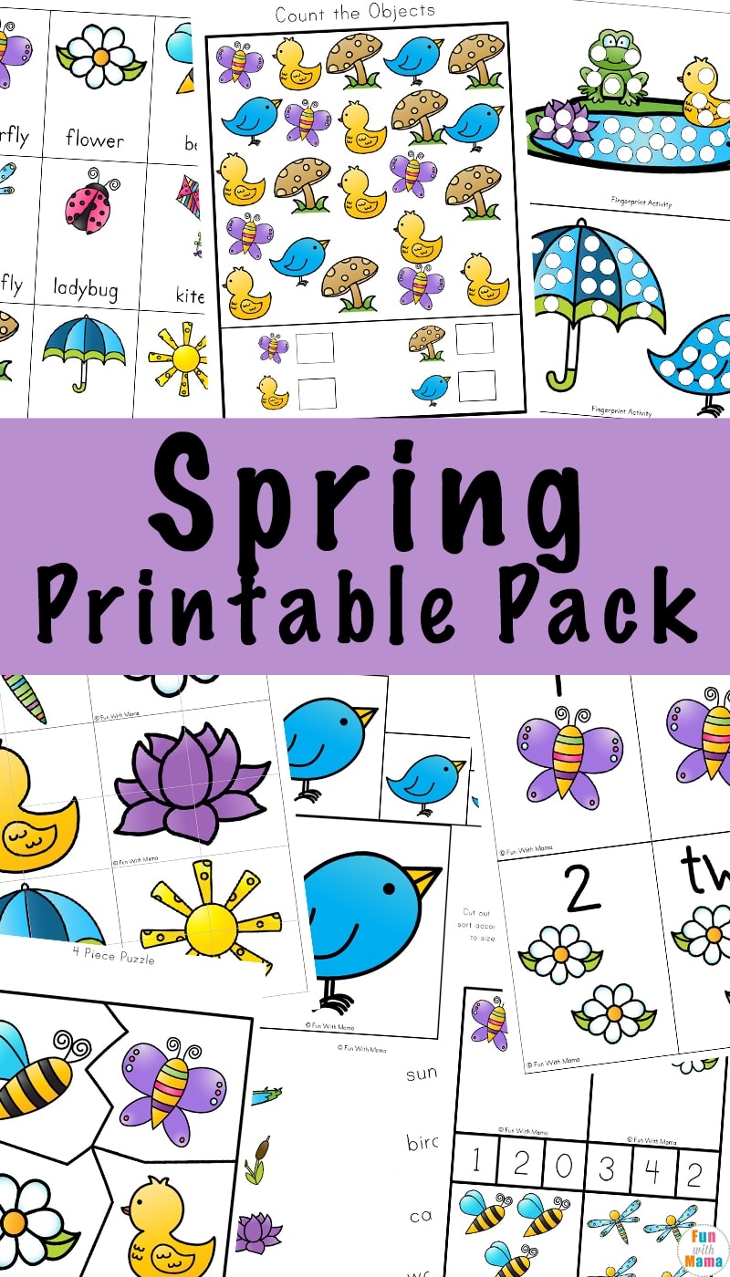 Spring Activities For Preschoolers Fun With Mama