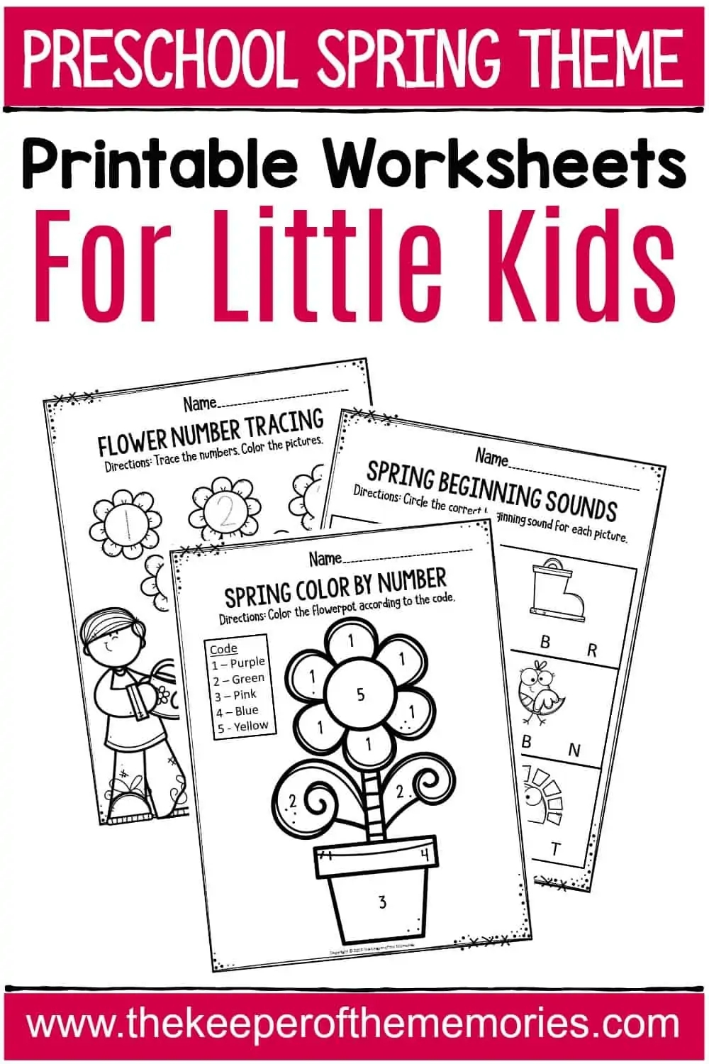 Spring Printable Preschool Worksheets The Keeper Of The Memories Spring Printable Preschool Worksheets The Keeper Of The Memories
