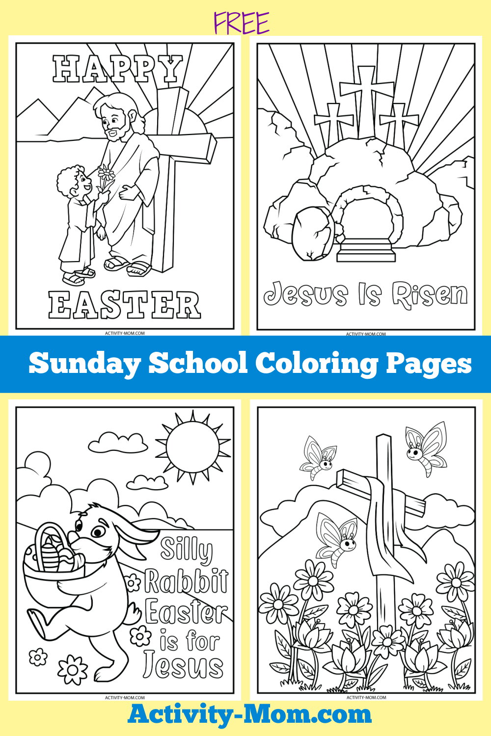 Sunday School Coloring Pages free Printable The Activity Mom Sunday School Coloring Pages free Printable The Activity Mom