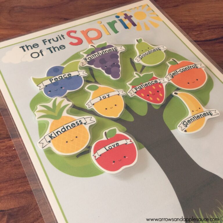Teaching Kids The Fruit Of The Spirit Arrows U0026 Applesauce