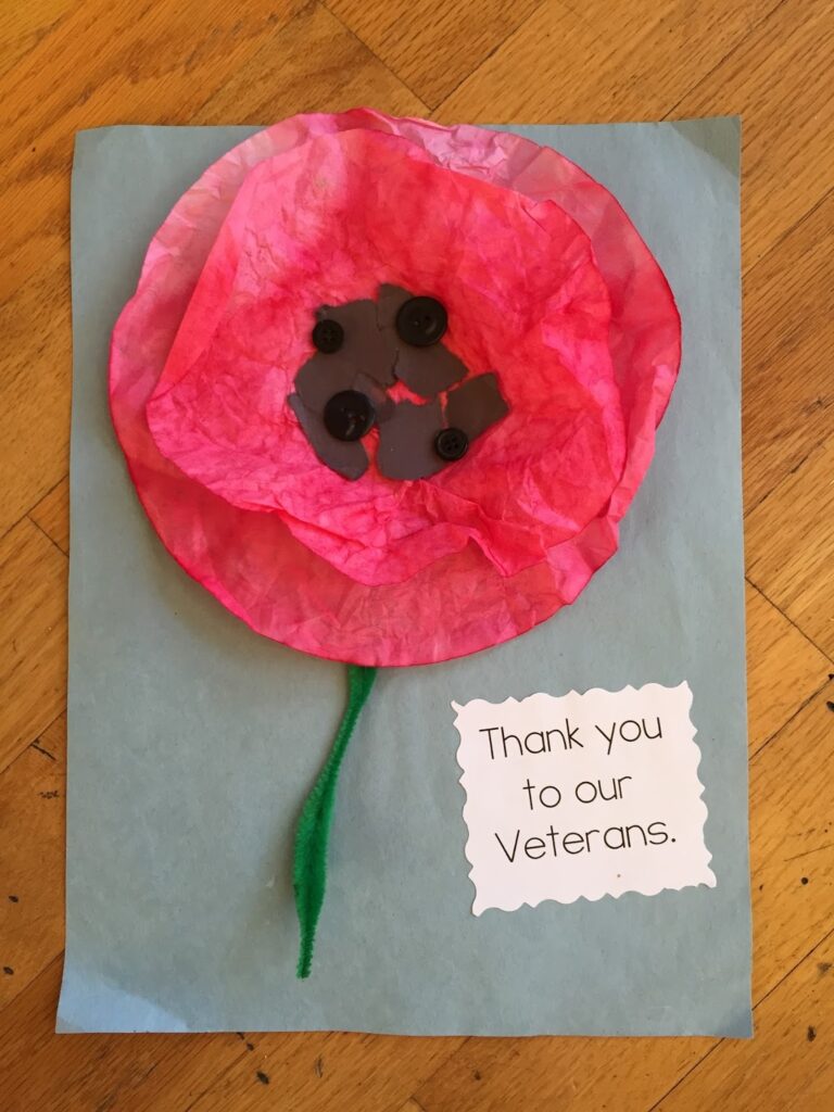 Terrific Preschool Years Veterans Day
