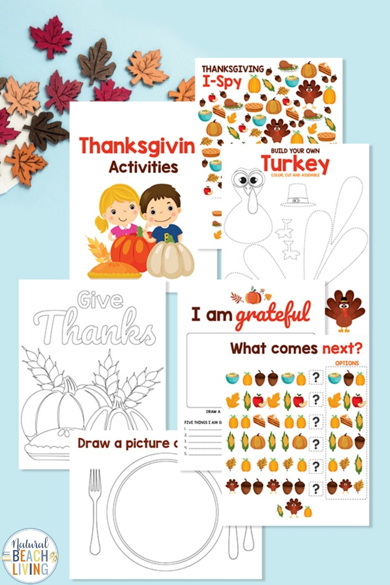 Thanksgiving Preschool Printable