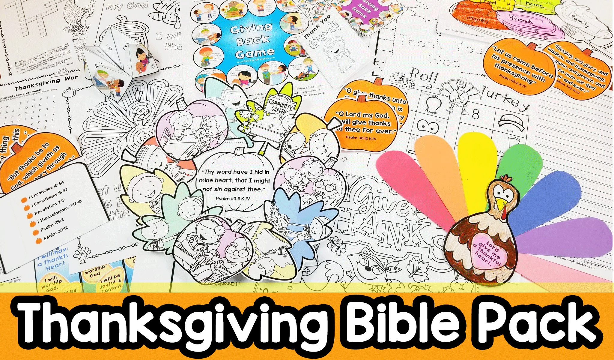 Thanksgiving Bible Printables U0026 Crafts Christian Preschool Printables