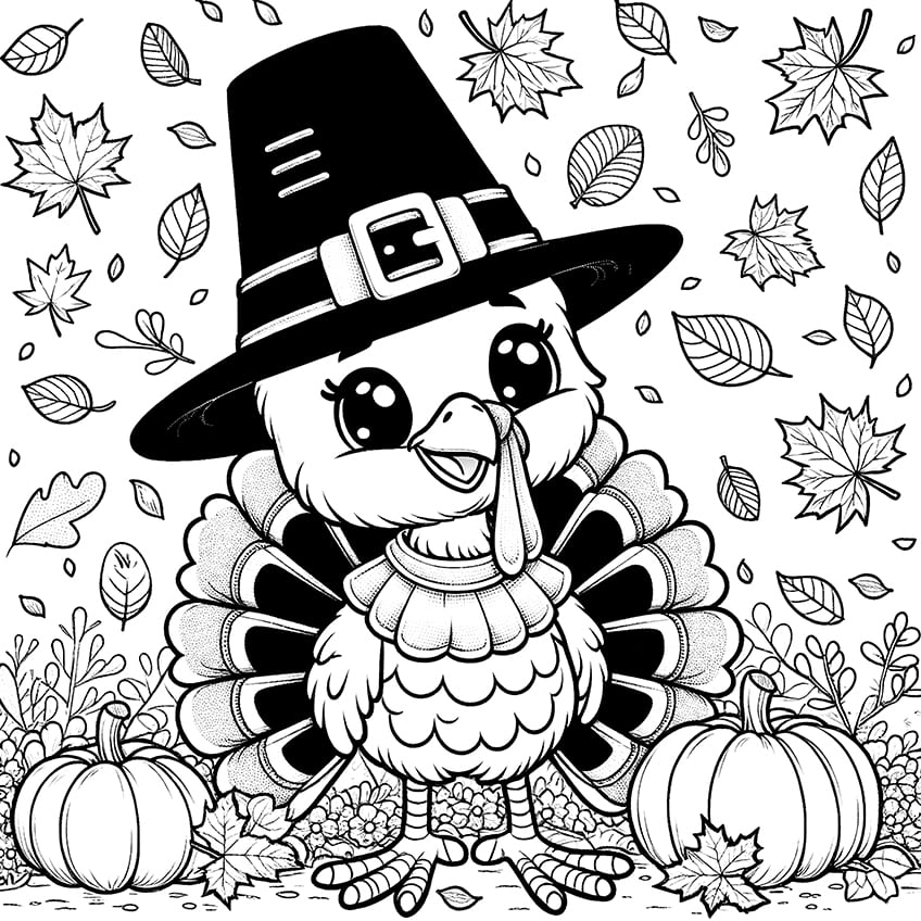 Thanksgiving Coloring Pages Discover The Fall And Its Gifts