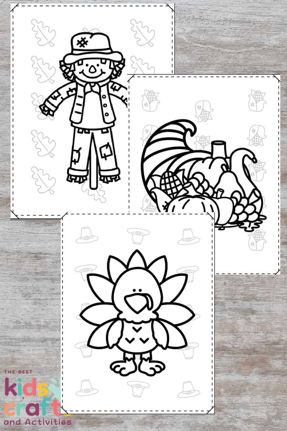 Thanksgiving Coloring Sheets For Preschoolers