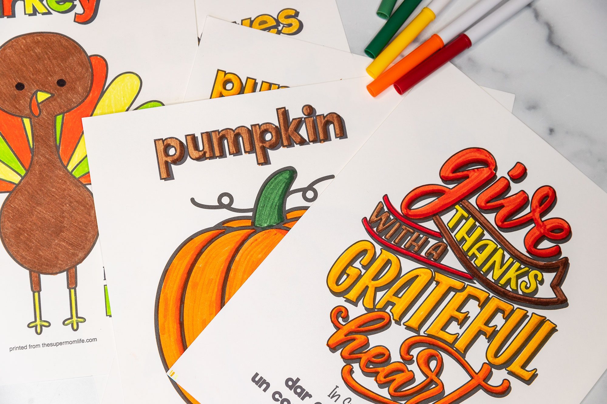 Thanksgiving Coloring Pages Preschool