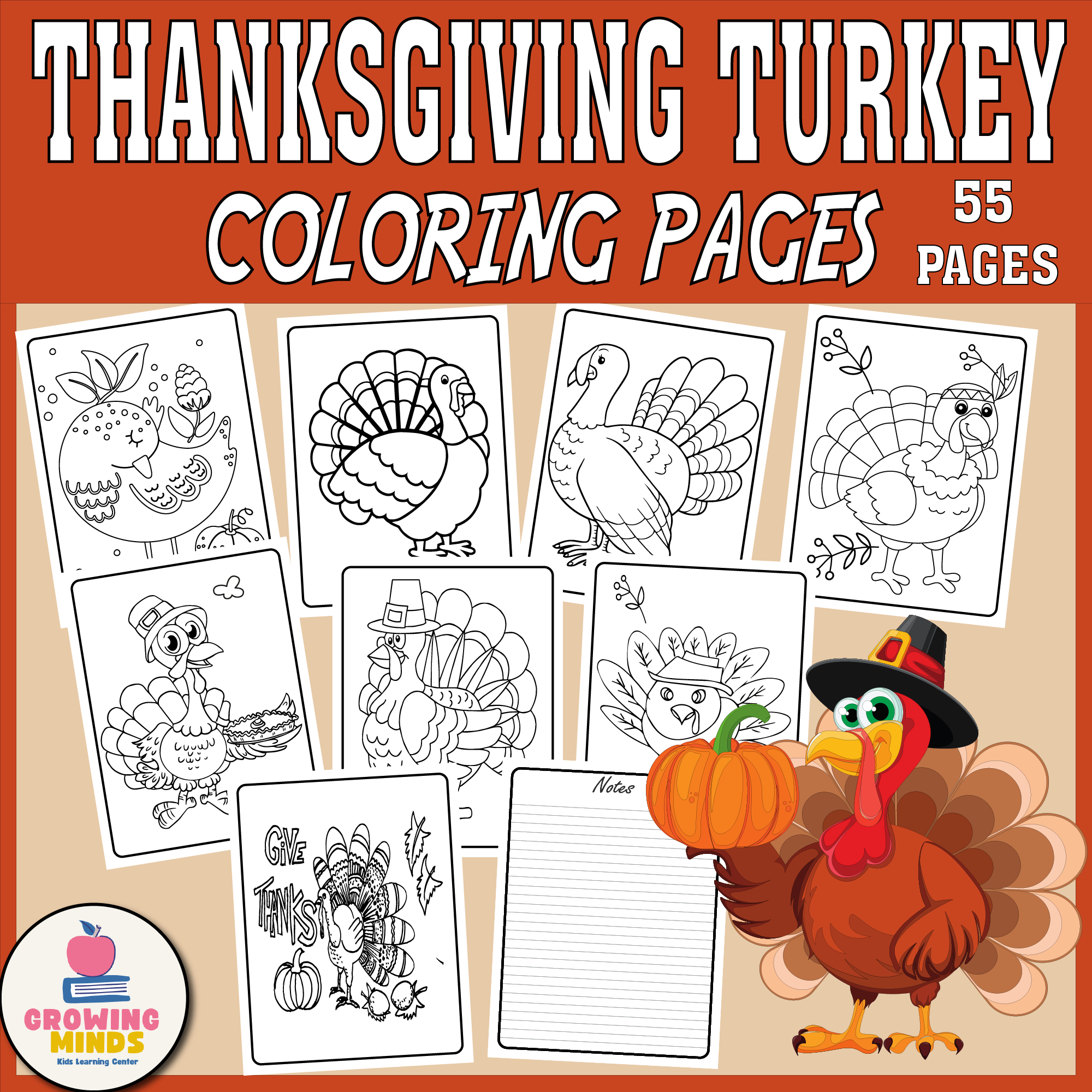 Thanksgiving Turkey Coloring Pages writing Notes fall Thanksgiving Turkey Coloring Pages writing Notes fall