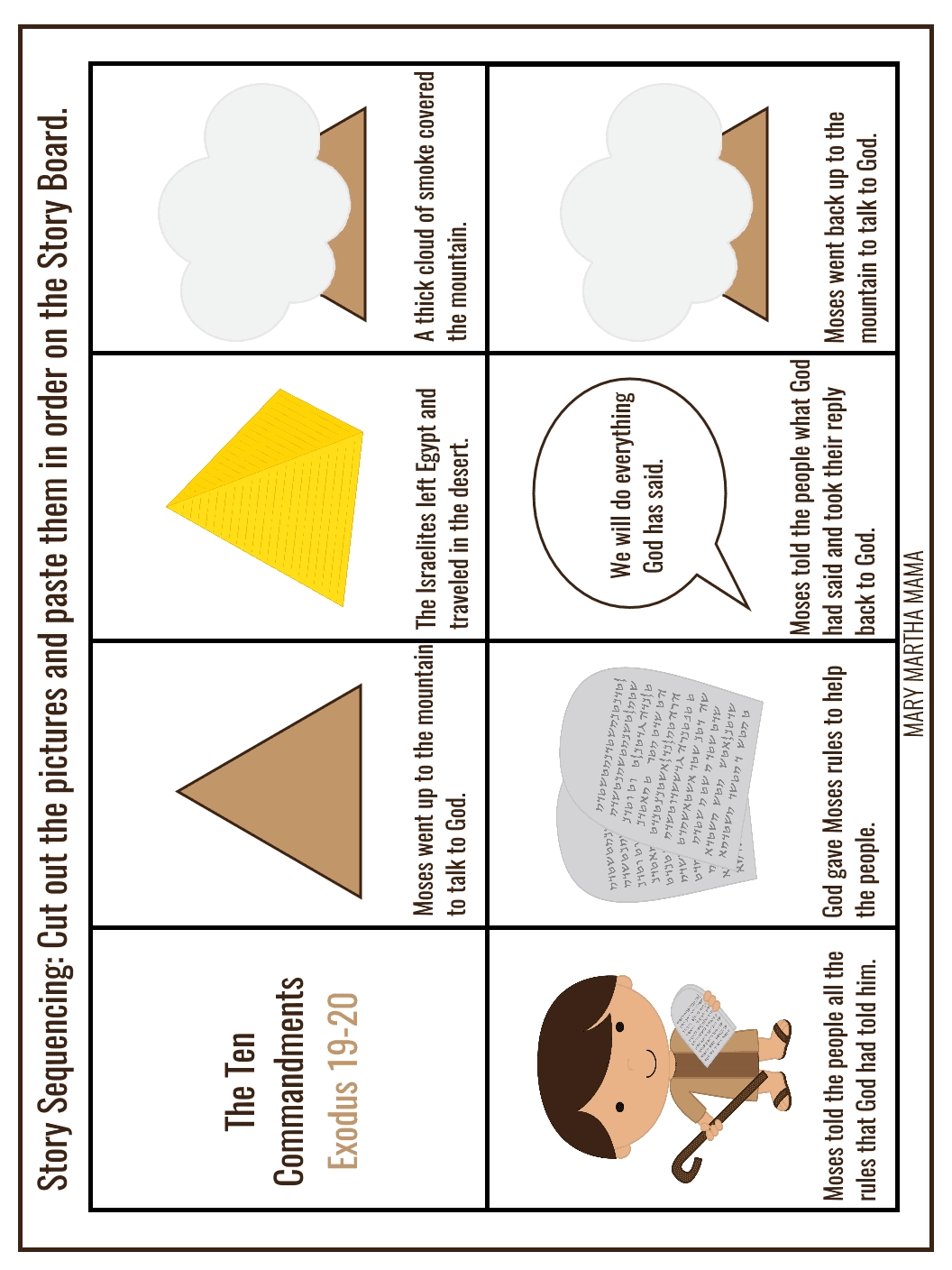 10 Commandments Preschool