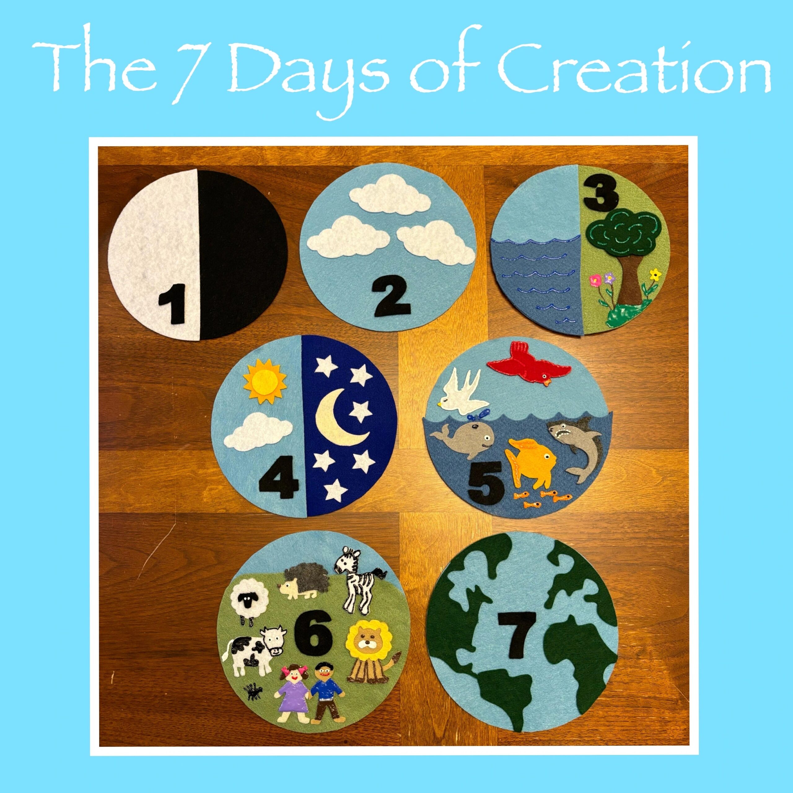 7 Days Of Creation For Preschoolers