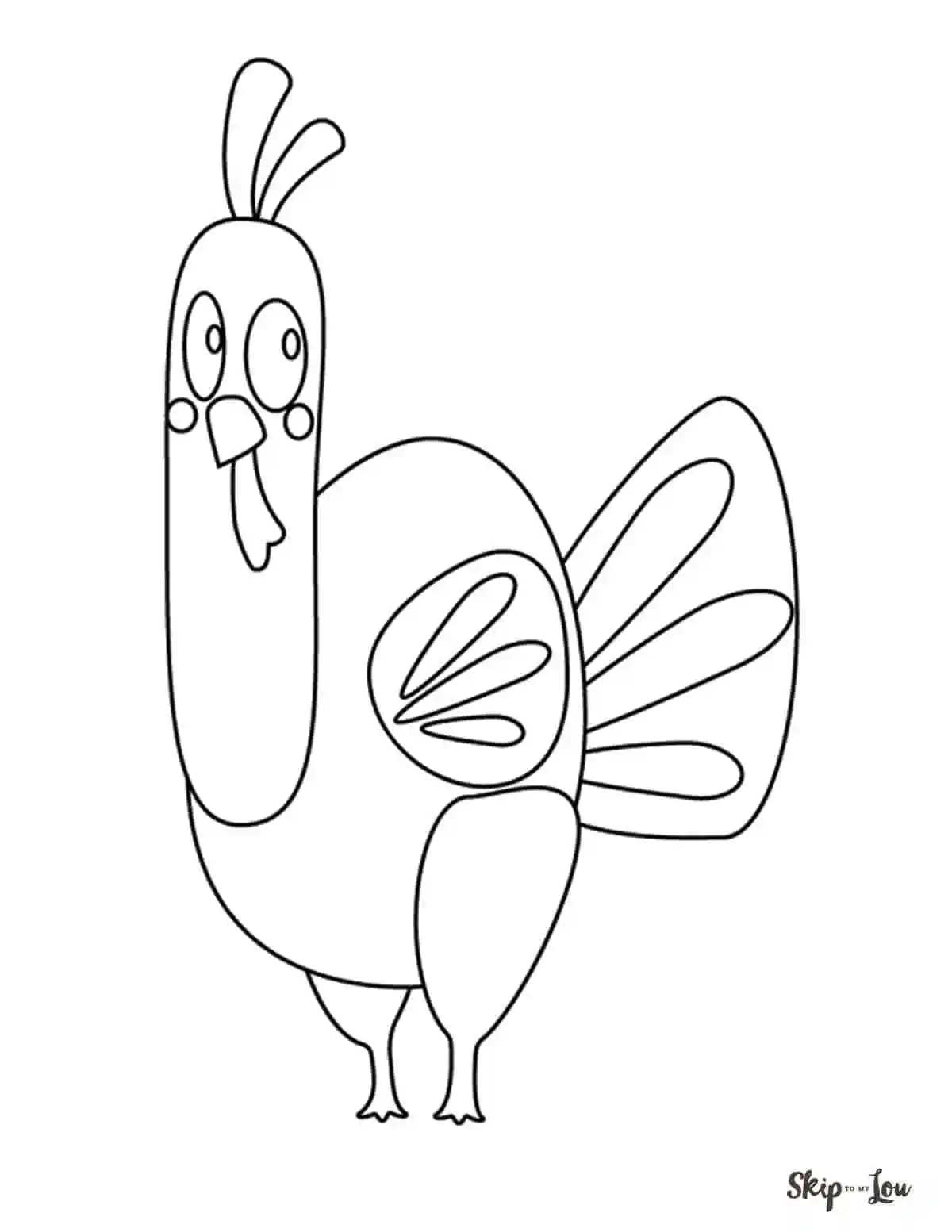 The CUTEST Free Turkey Coloring Pages Skip To My Lou The CUTEST Free Turkey Coloring Pages Skip To My Lou