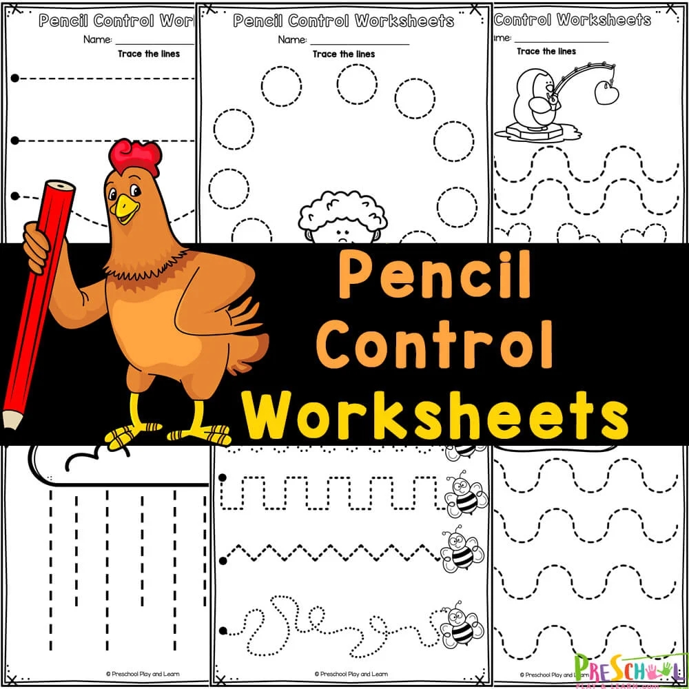 TONS Of FREE Printable Preschool Worksheets