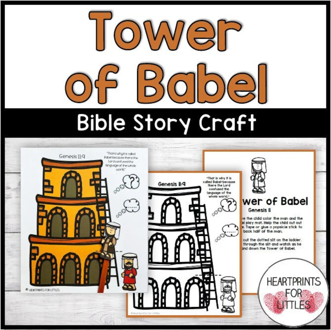 Tower Of Babel Craft For Preschoolers Tower Of Babel Craft For Preschoolers