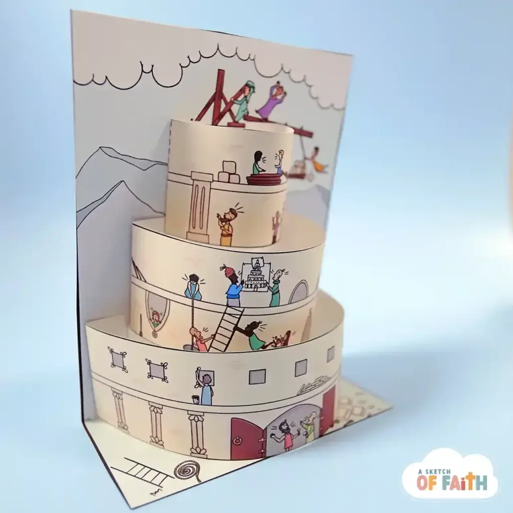 Tower Of Babel Craft Easy Bible Crafts For Kids Tower Of Babel Craft Easy Bible Crafts For Kids