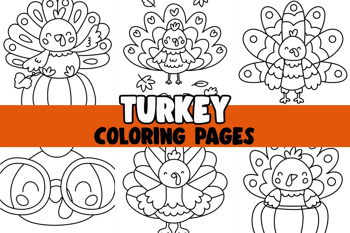 Turkey Coloring Pages Free Printables The Best Ideas For Kids