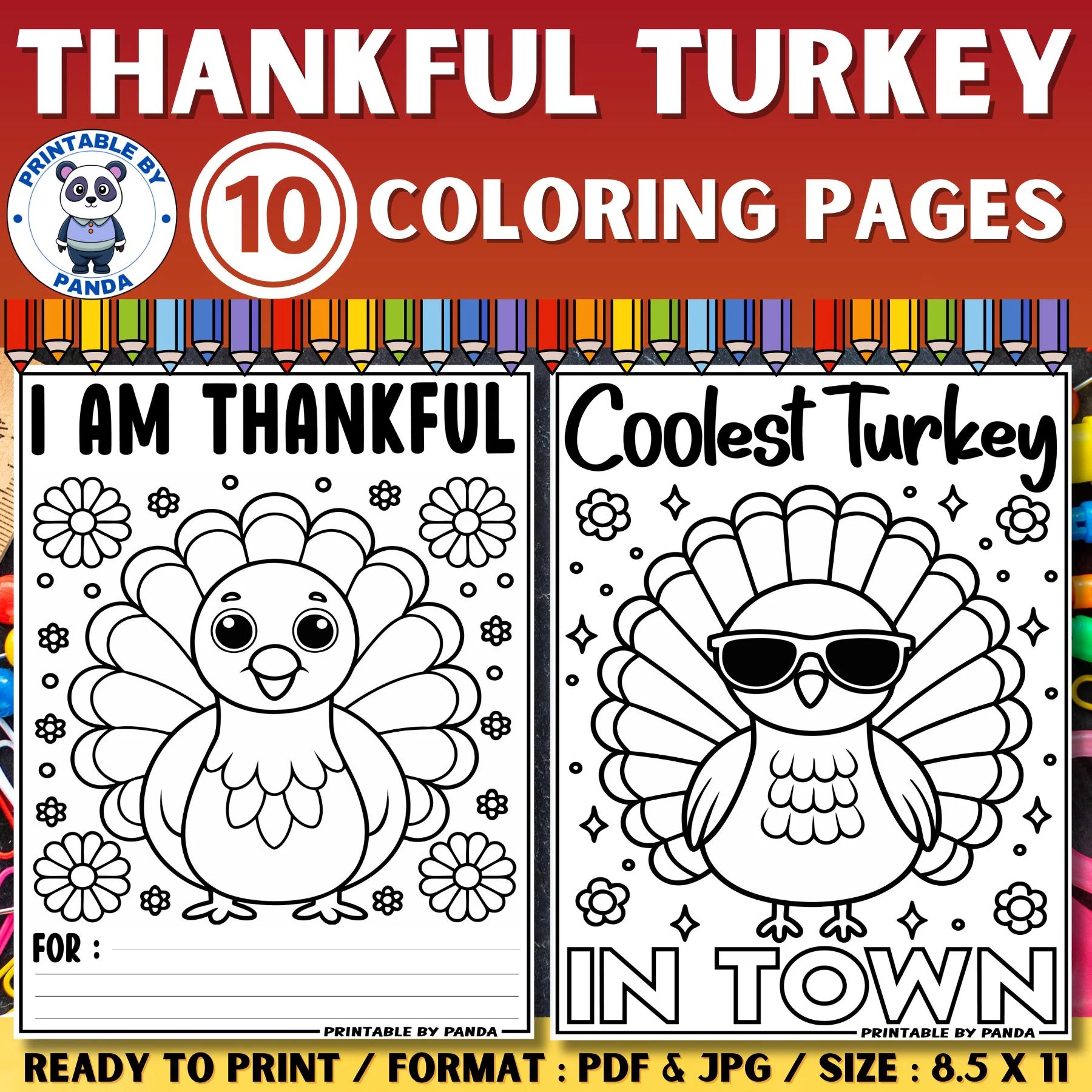 Turkey Coloring Pages Sheets Fall Autumn Thankful Thanksgiving Activities Worksheets For Kids Preschool Kindergarten First Grade Etsy Turkey Coloring Pages Sheets Fall Autumn Thankful Thanksgiving Activities Worksheets For Kids Preschool Kindergarten First Grade Etsy