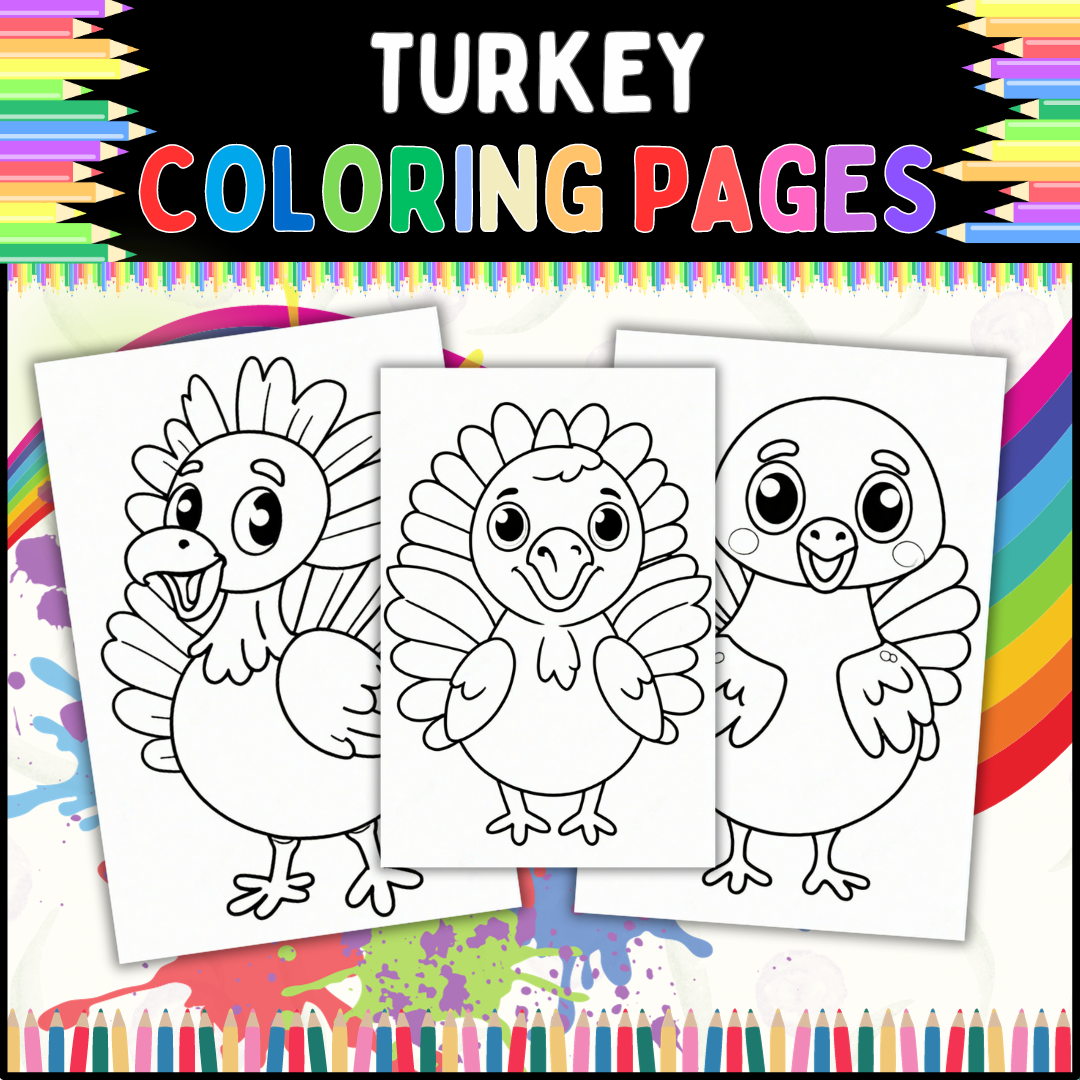 Turkey Coloring Sheets For Kids Printable Coloring Pages For Thanksgiving Made By Teachers