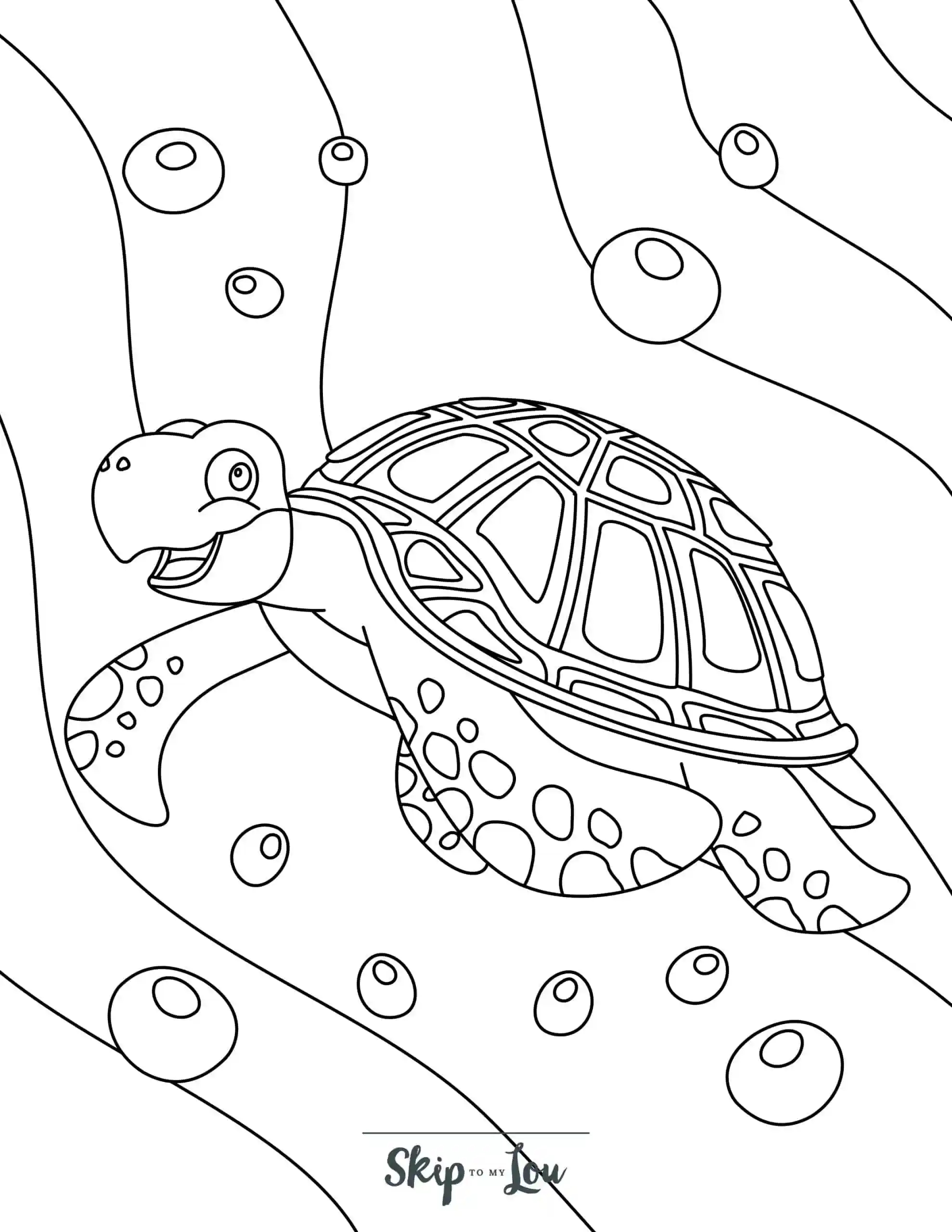 Turtle Coloring Pages Free Printable Sheets For Kids Skip To 