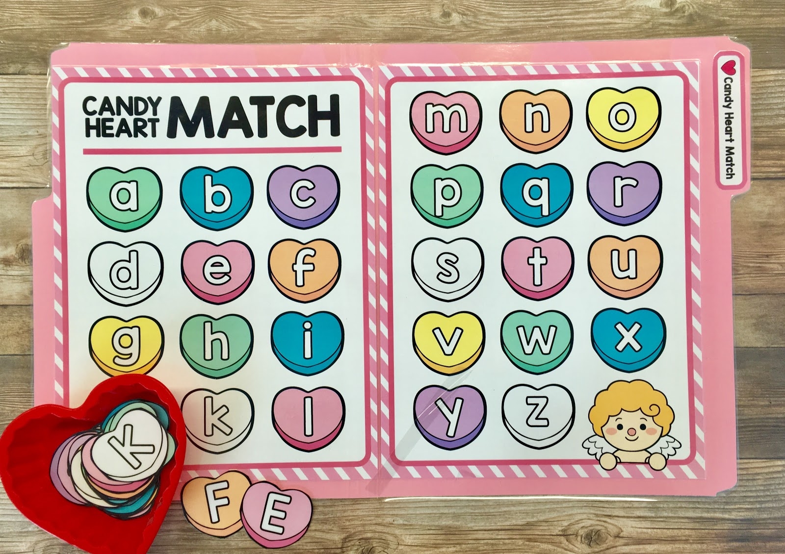 Valentine s Day File Folder Game Ship Shape Elementary