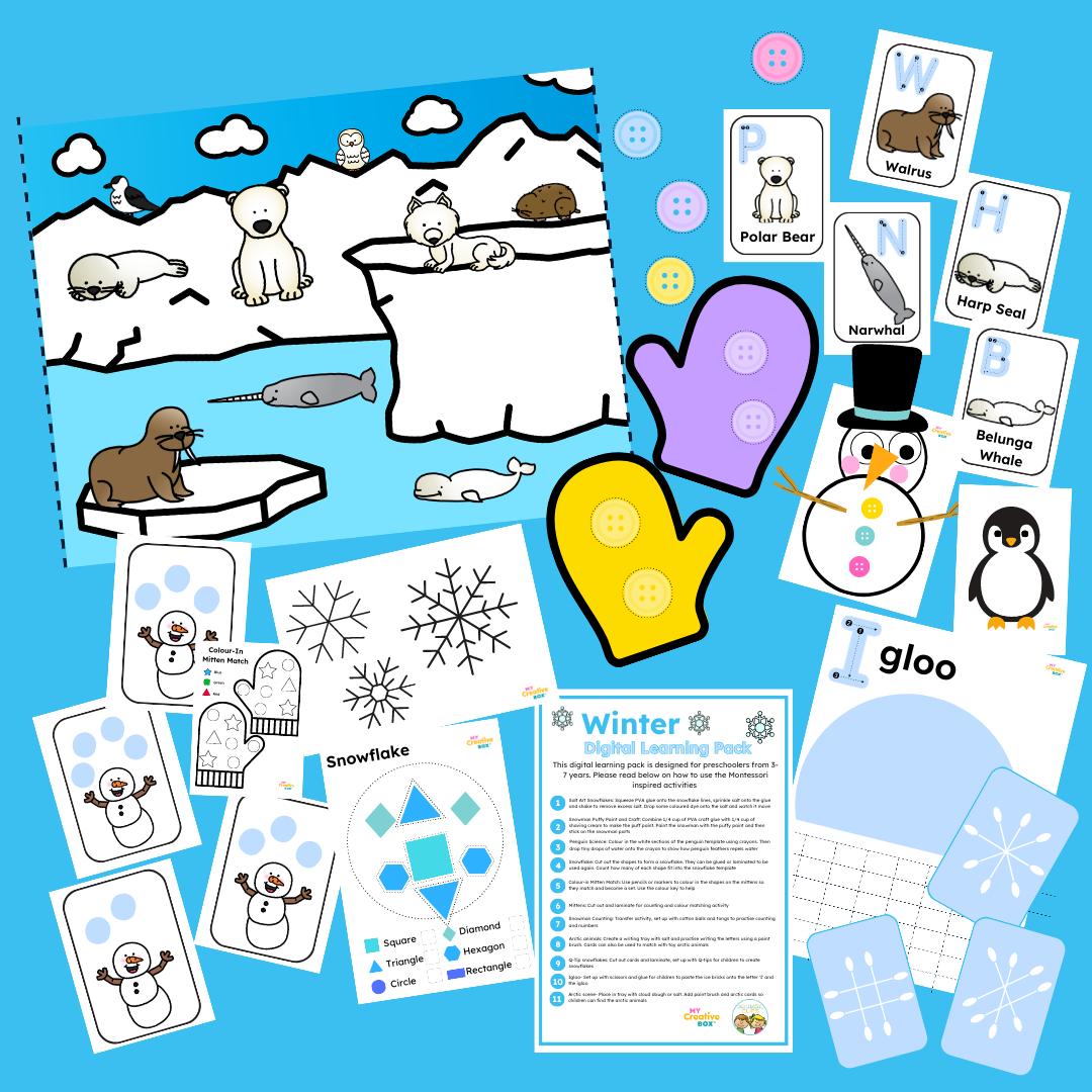 Winter Art And Craft Ideas For Kids My Creative Box Free Printables